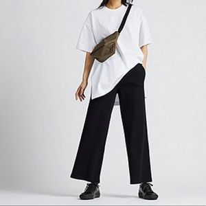 UNIQLO Women’s Black Wide-Leg Pants, XS
